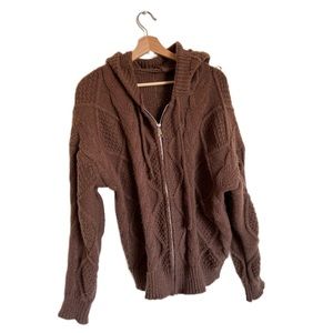 Brown Sweater Hoodie